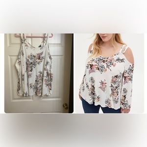 Torrid Cold Shoulder Top
